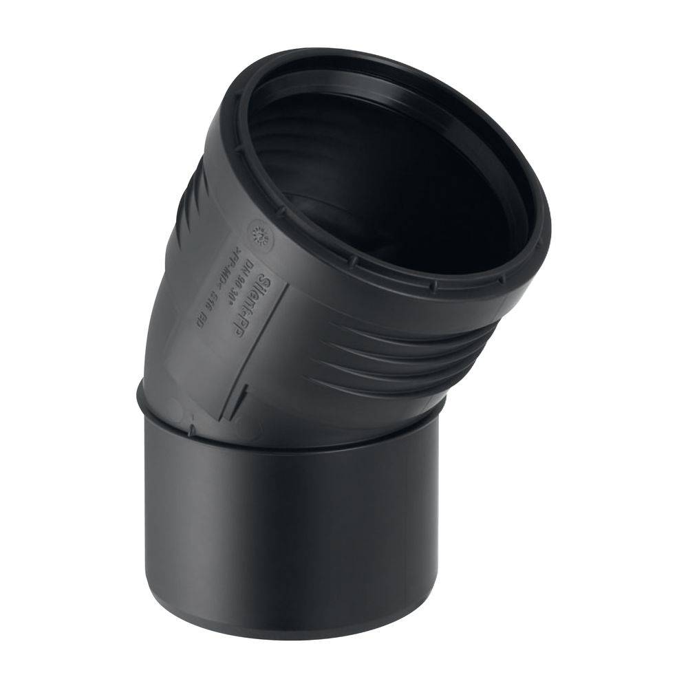 Geberit GE Silent-PP Bogen, 30 Grad, d90mm, 1 Stk.