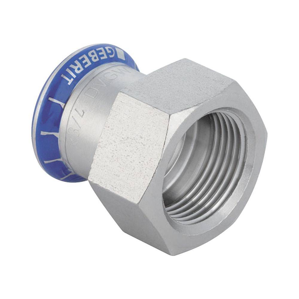GEBERIT Mapress Edelstahl Übergang mit I d35-Rp1