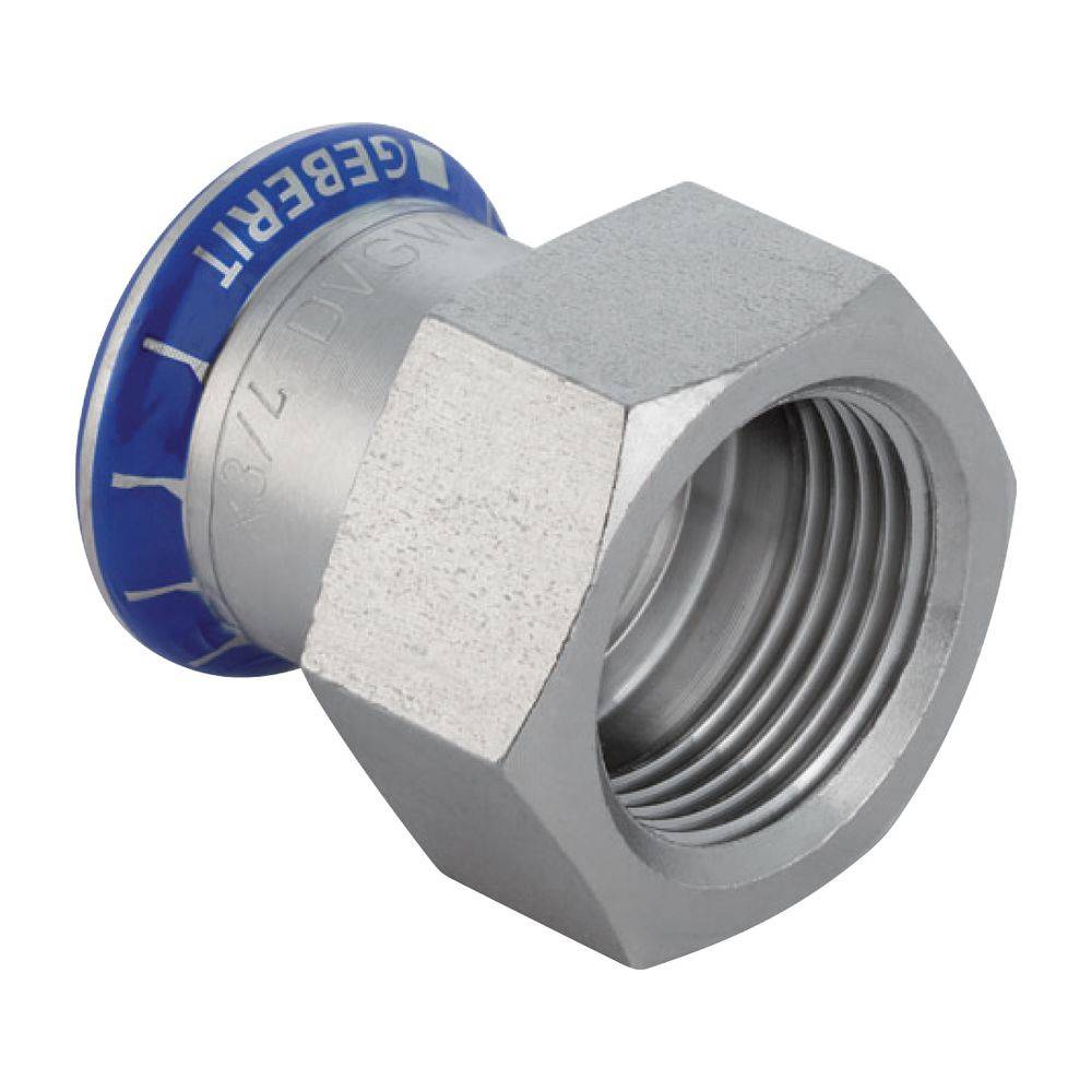 Geberit GE Mapress, Uebergang, Edelstahl, d22mm, Rp1, 1 Stk.