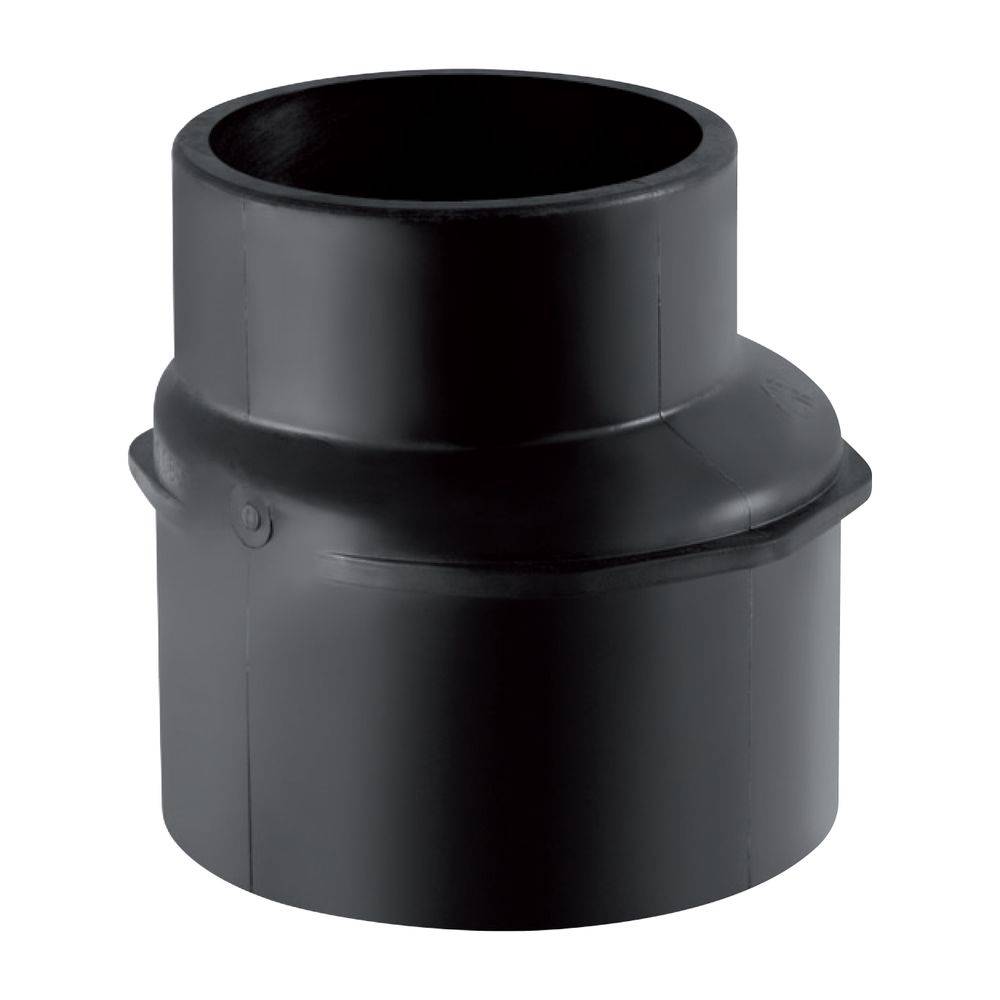 Geberit Silent-db20 Reduktion exzentrisch, DN 150/100, 160/110mm, PE-S2, Schwarz