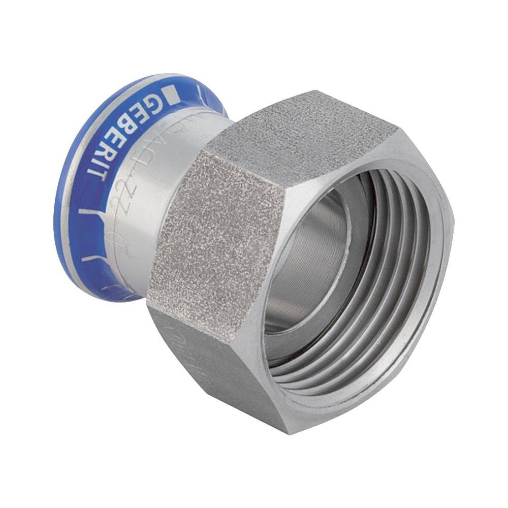 Geberit Mapress Uebergang, Edelstahl, d15mm x G3/4, 1 Stk.
