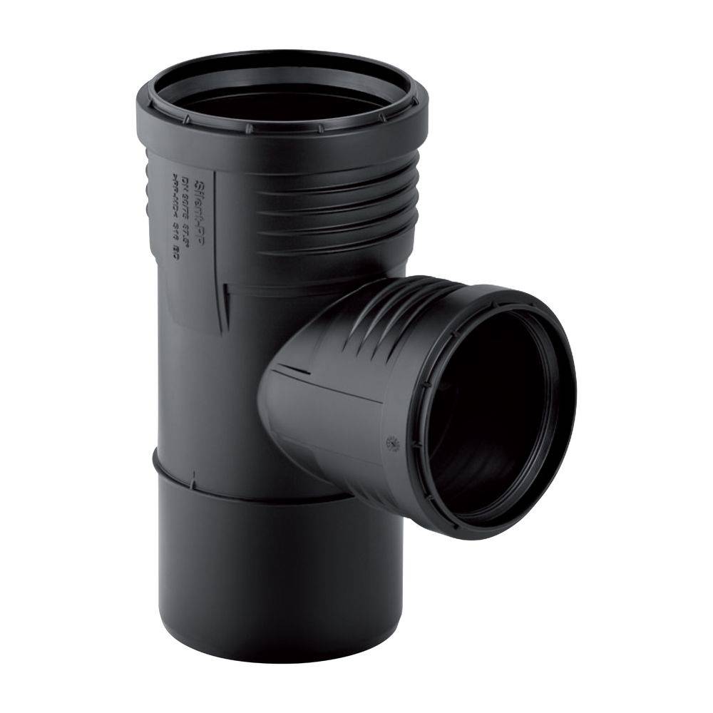 GEBERIT Geberit Abzweig DN 100/40 87 Grad Silent-PP d110/40 mit Muffen