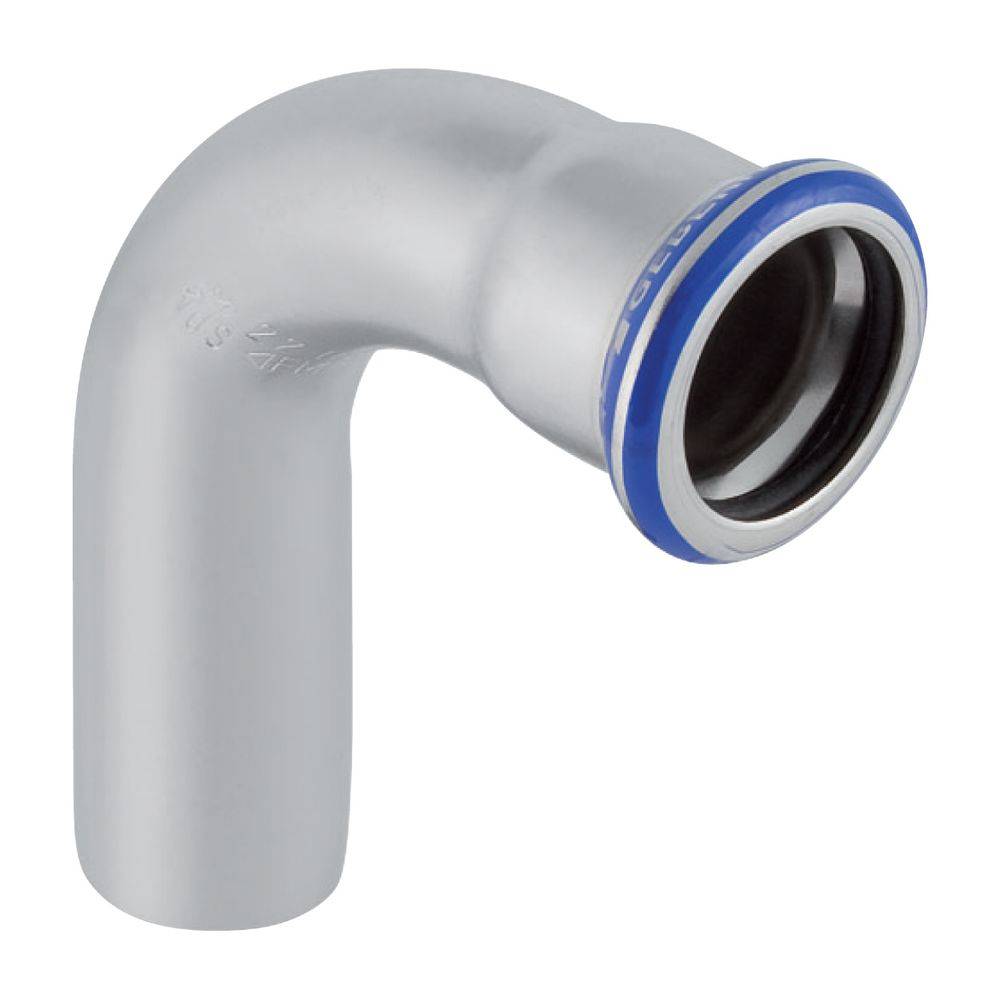 Geberit GE Mapress, Edelstahl, Bogen 90 Gr., Einschubende, d88,9mm, 1 Stk.