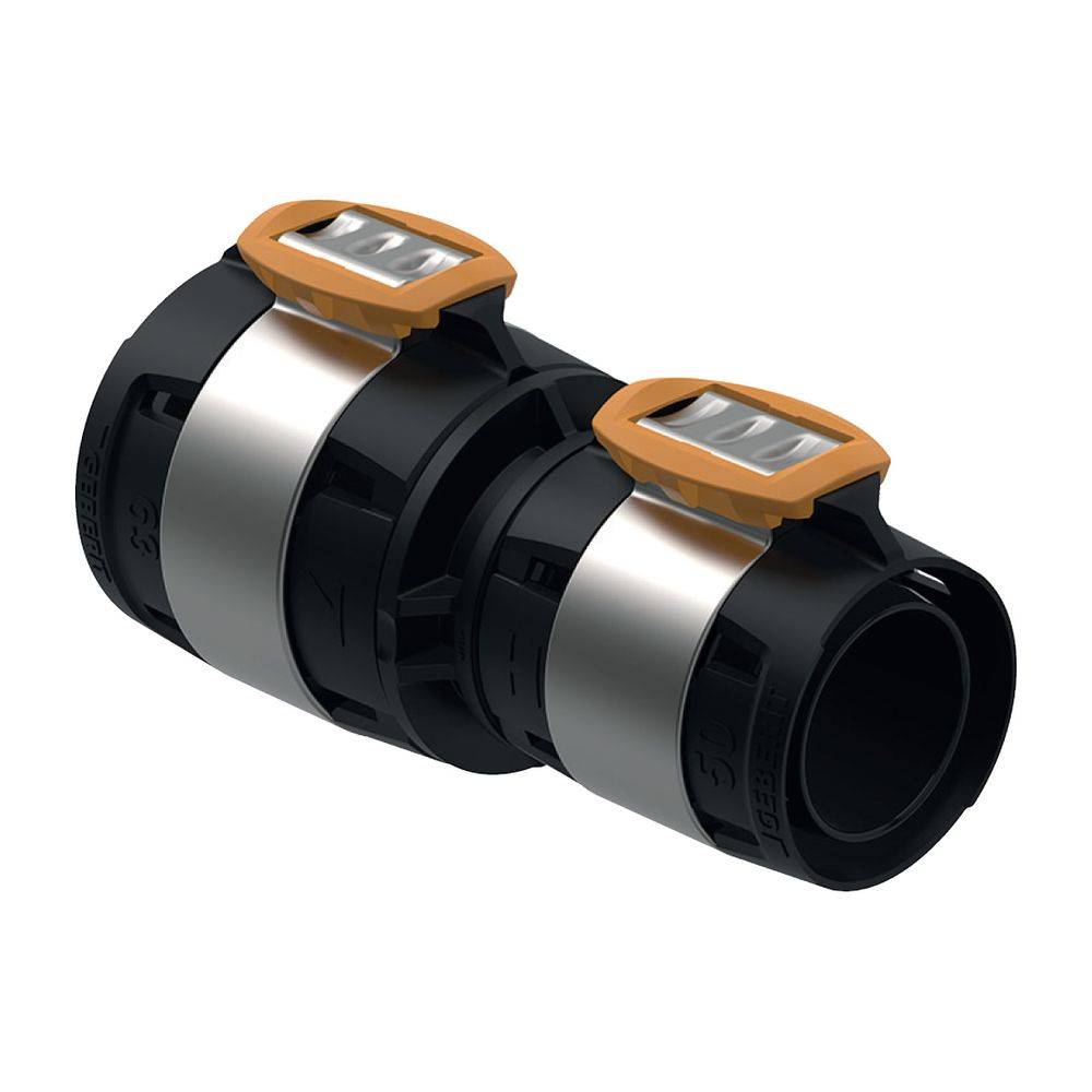 Geberit Reduktion FlowFit, 75x63mm, PPSU, Schwarz, 620057001