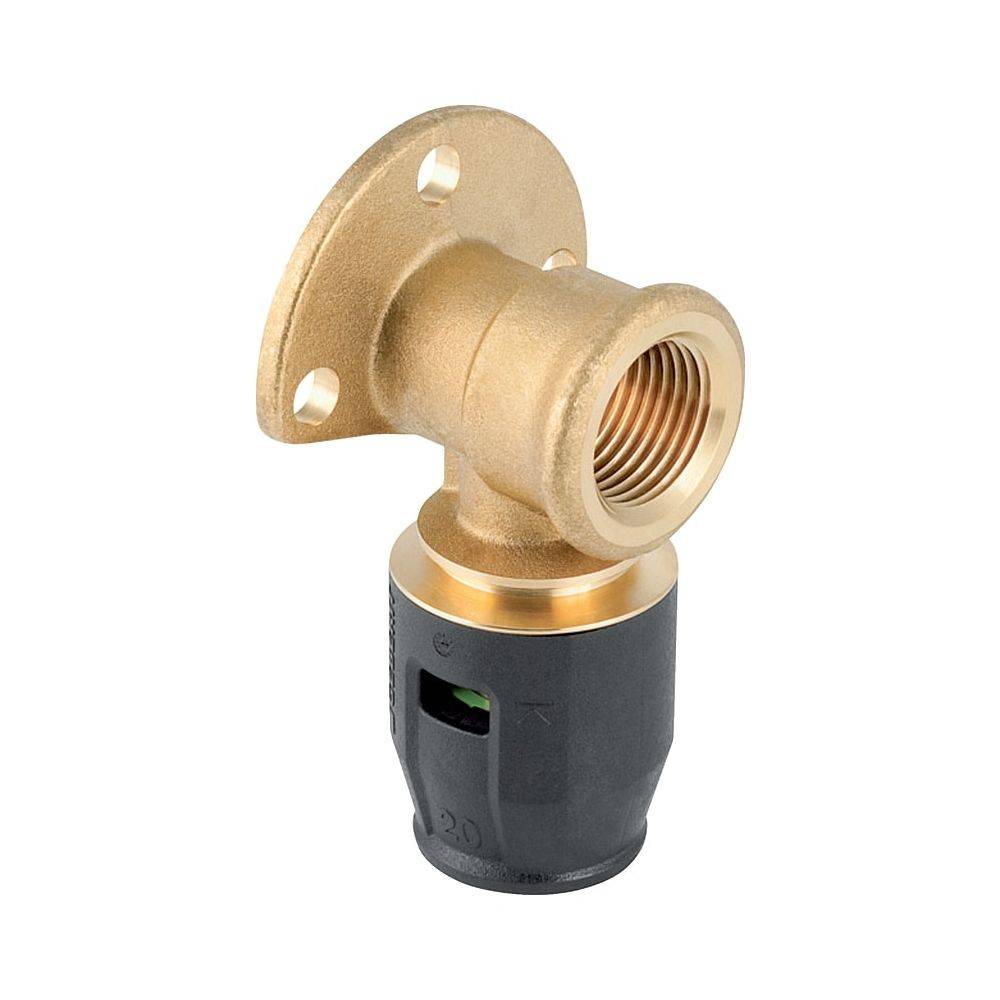 Geberit PushFit Anschlusswinkel 90 Grad CW617N, d 16mm, Rp 1/2″, L1 3,6cm