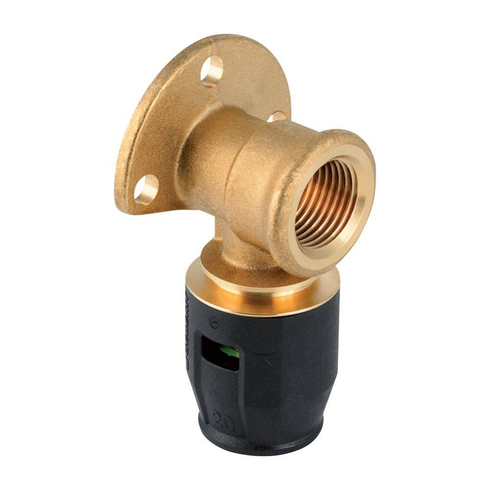 Geberit PushFit Anschlusswinkel 90 Grad CW617N, d 16mm, Rp 1/2″, L1 3,6cm