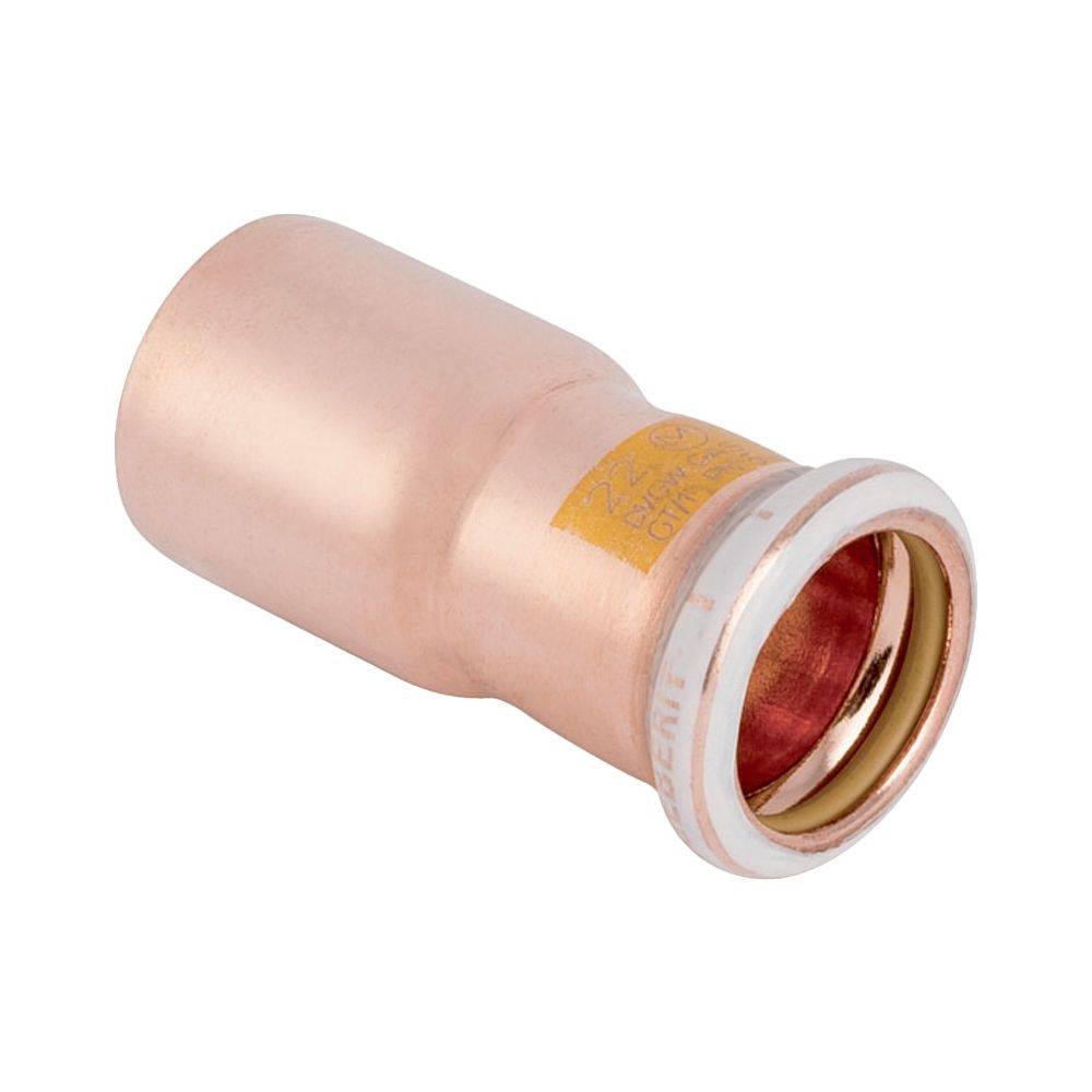 Geberit Gas-Reduktion Mapress Kupfer Gas, Ø22mm x 18mm, mit Einschubende, Press, 1 Stk.