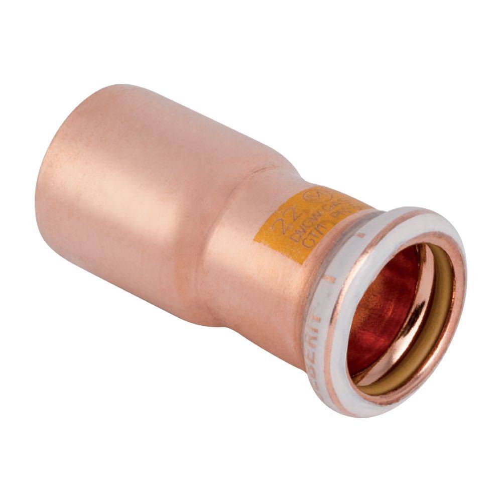 Geberit Gas-Reduktion Mapress Kupfer Gas, Ø22mm x 18mm, mit Einschubende, Press, 1 Stk.