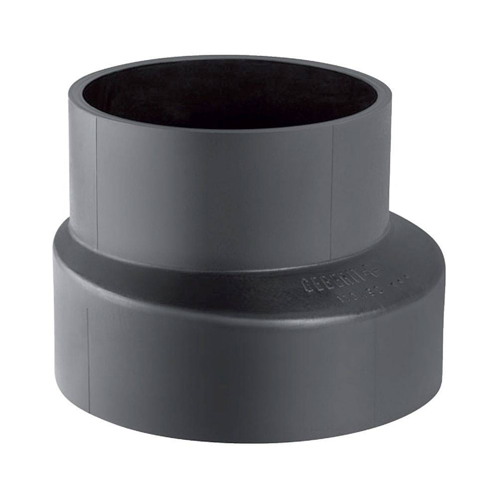 Geberit PE Reduktion exzentrisch, 110/50mm, PE-HD, Schwarz, 367561161