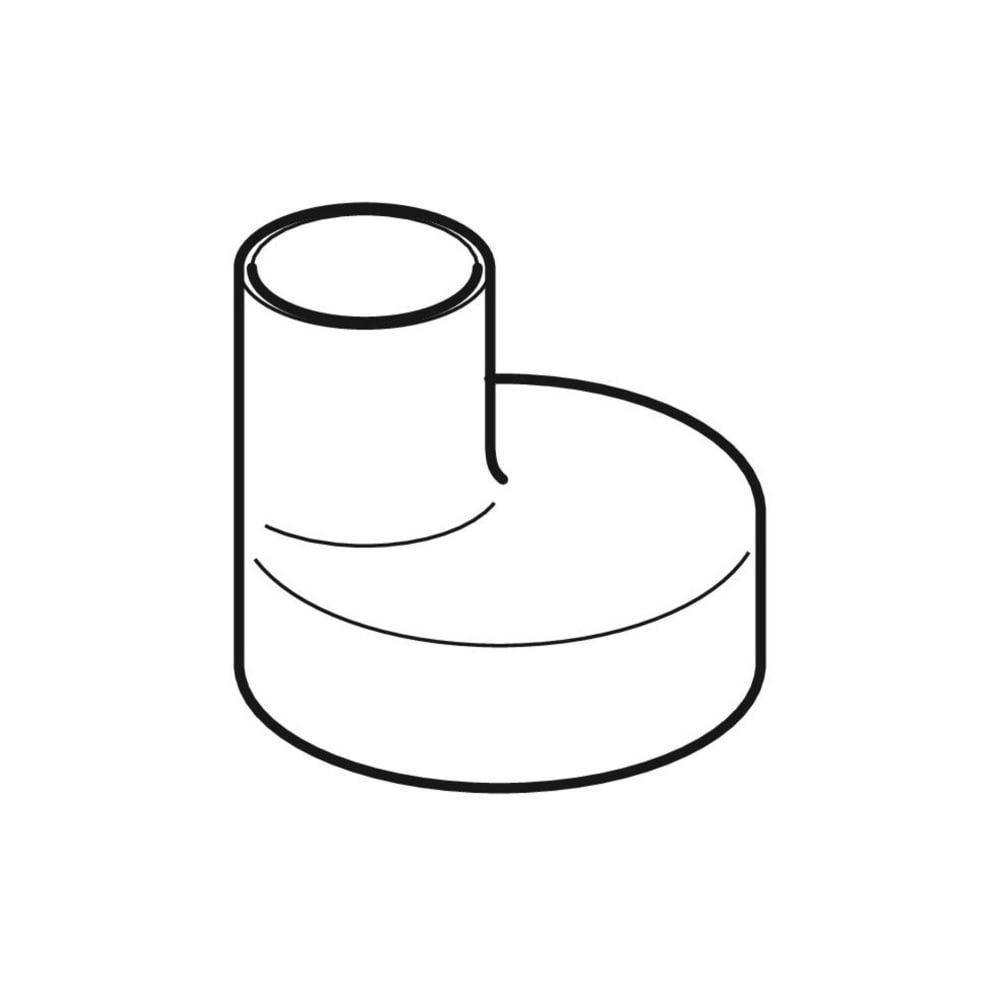 Geberit PE Reduktion exzentrisch, 110/50mm, PE-HD, Schwarz, 367561161
