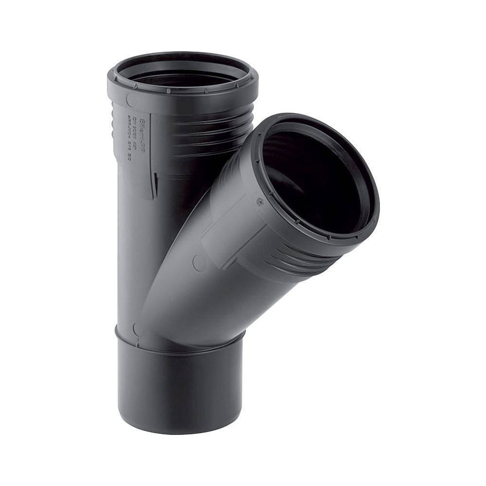 GEBERIT Geberit Abzweig DN 50/40 45 Grad Silent-PP d50/40 mit Muffen