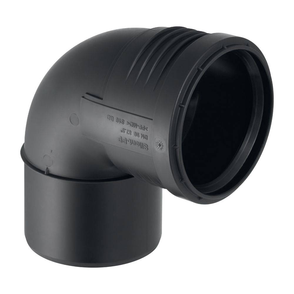 Geberit GE Silent-PP Bogen, 87,5 Grad, d75mm, 1 Stk.