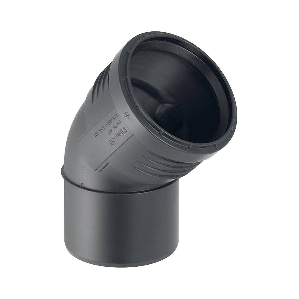 Geberit GE Silent-PP, Bogen, 45 Grad, d50mm, 1 Stk.
