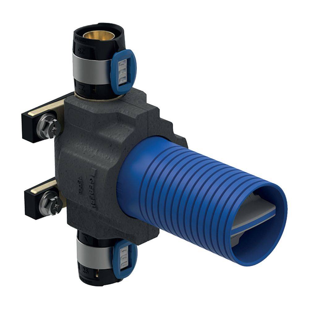 Geberit FlowFit Unterputz-Kugelhahn mit Dämmung, Befestigung, D 20mm, PN 10 bar