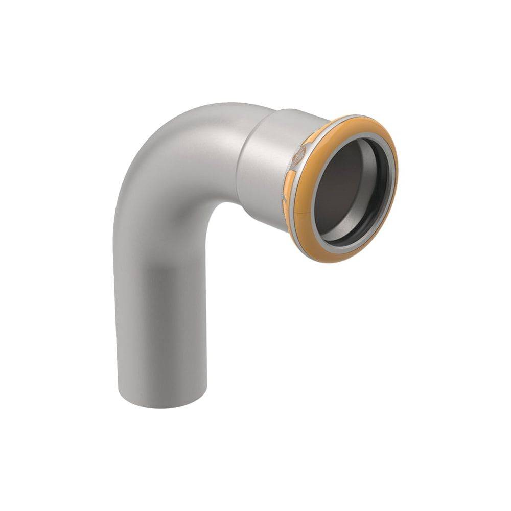Geberit GE Mapress Therm Bogen mit Einschubende, 90 Gr., d15mm, NPW, 1 Stk.