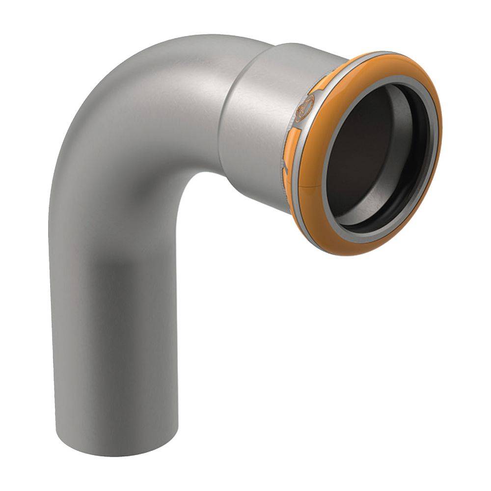 Geberit GE Mapress Therm Bogen mit Einschubende, 90 Gr., d15mm, NPW, 1 Stk.