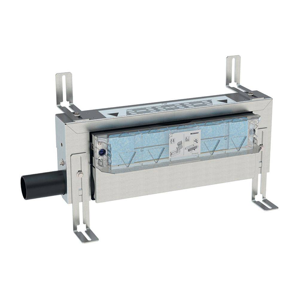 Geberit Kombifix Element für Dusche, mit CleanWall Wandablauf, Estrichhöhe am Einlauf 90-200mm