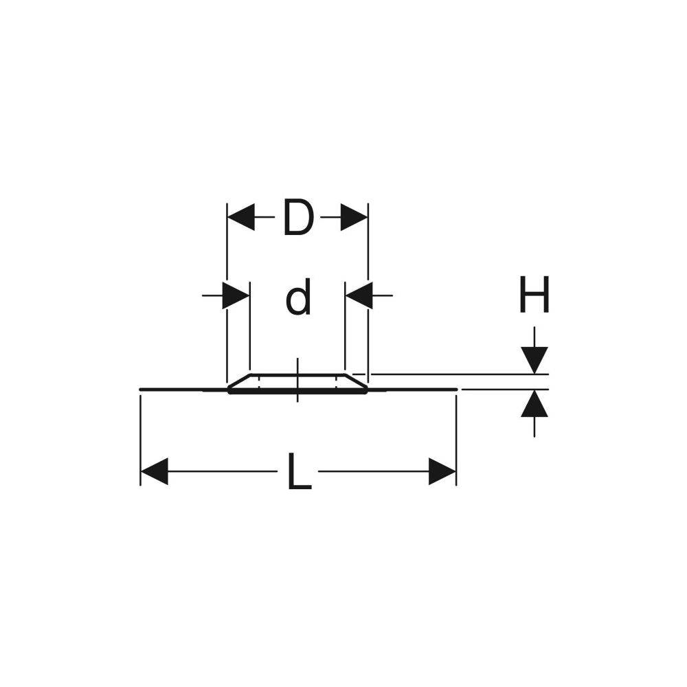 Geberit PE Feuchtigkeitsschutz für Wand- u DeckendurchFührungen d 75mm 365673, 1 Stk.