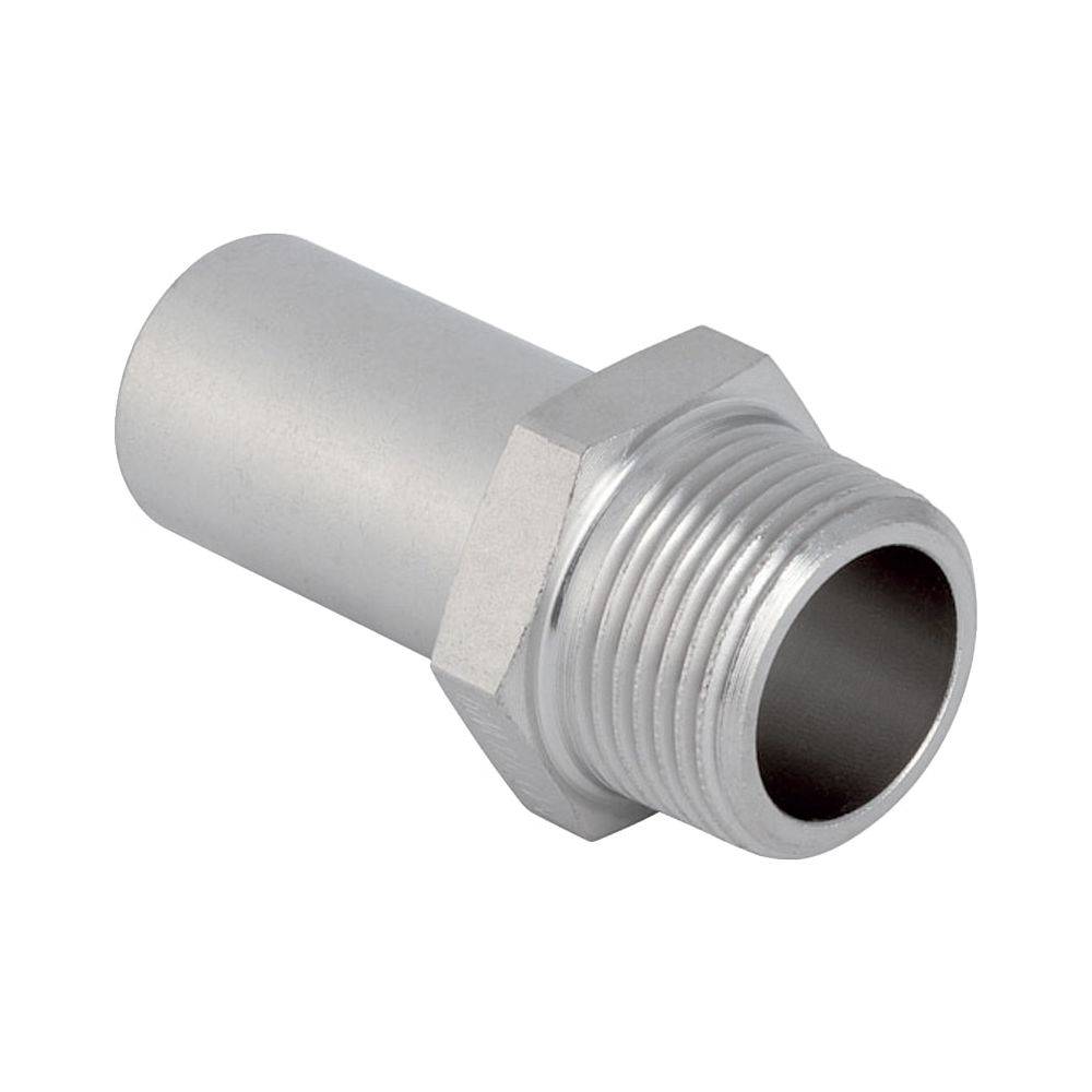 Geberit GE Mapress, Edelstahl, Uebergang mit Einschubende, d35mm, R1 1/4, 1 Stk.