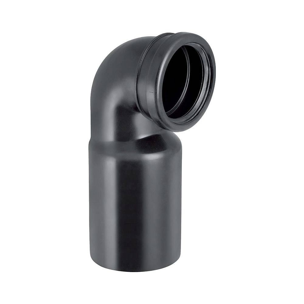 Geberit GE PE Bogen, für Klosett, senkrechte Montage, 90°, d 110/110mm, 367792, 1 Stk.