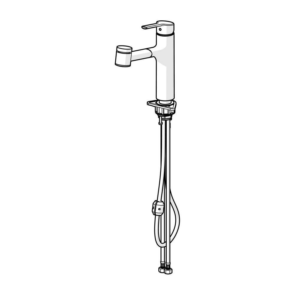 Hansa Ronda Einhebelmischer Küchenarmatur 0338 2-strahlig Ausladung 200mm DN15 Chrom