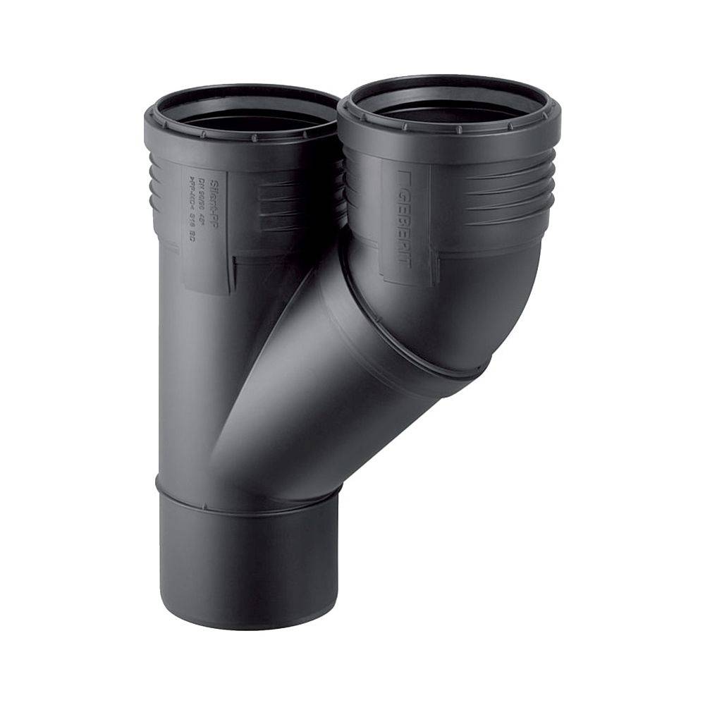 Geberit GE Silent-PP Parallelabzweiger, 45 Gr., d110/110mm, 1 Stk.