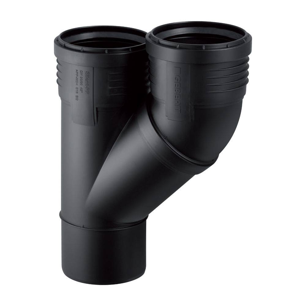 Geberit GE Silent-PP Parallelabzweiger, 45 Gr., d110/110mm, 1 Stk.