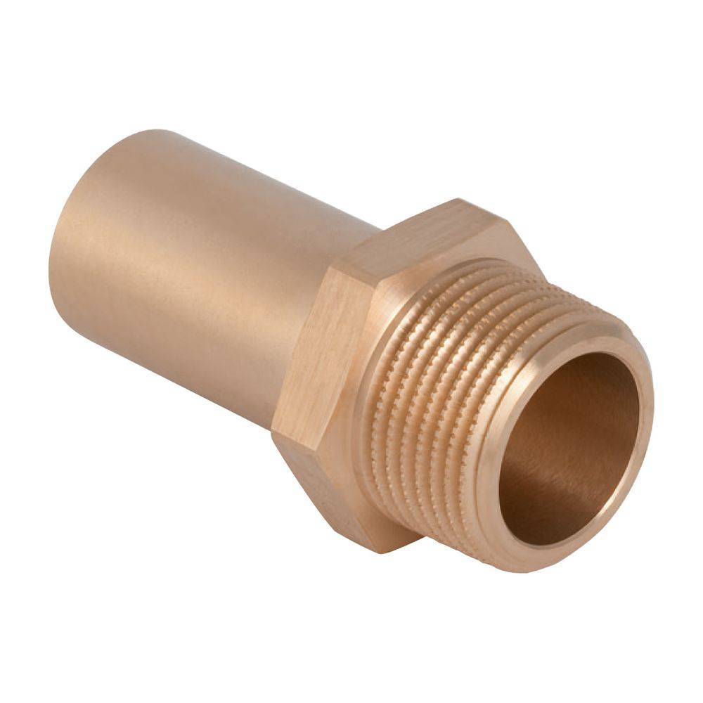 Geberit Übergangsfitting, Mapress Kupfer, Ø22mm × R3/4", Außengewinde, mit Einschubende, Kupfer, 1 Stk.