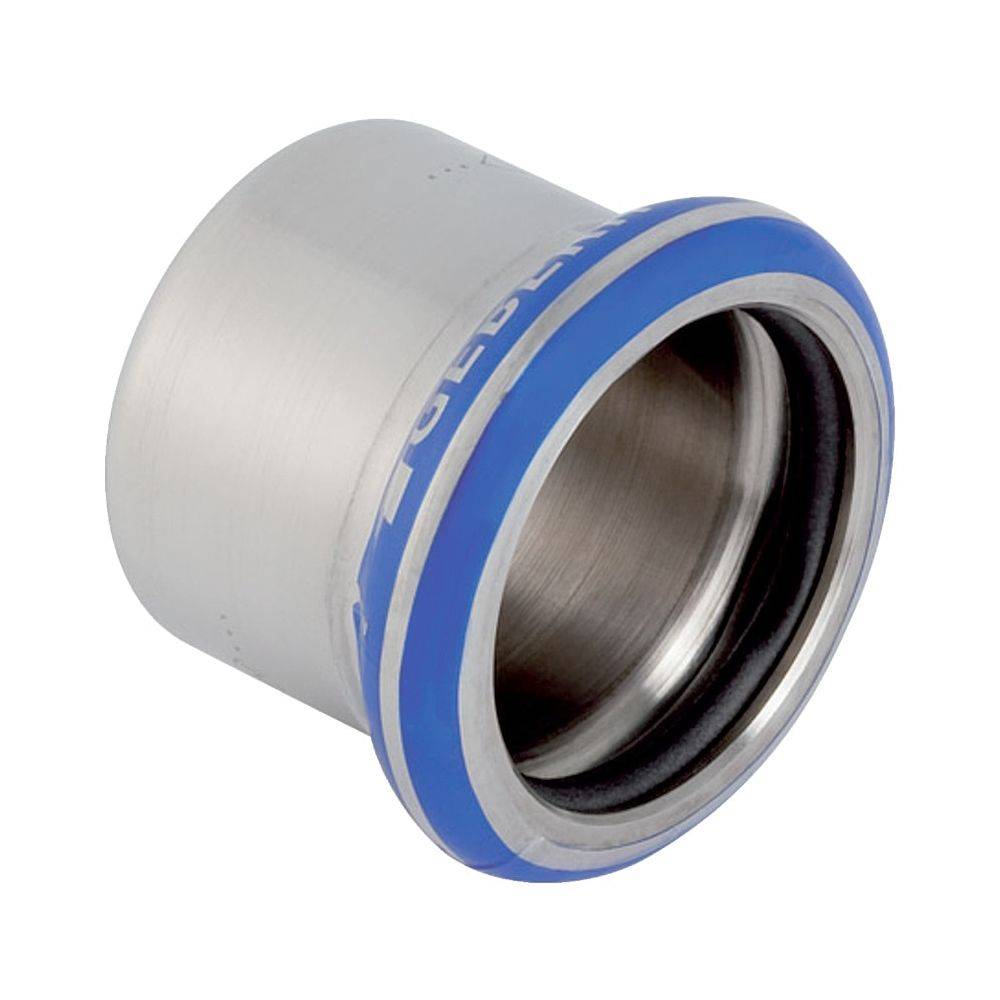 Geberit Edelstahl-Kappe Mapress, Ø35mm, Pressmuffe, CIIR-Dichtring, CrNiMo-Stahl, 1 Stk.