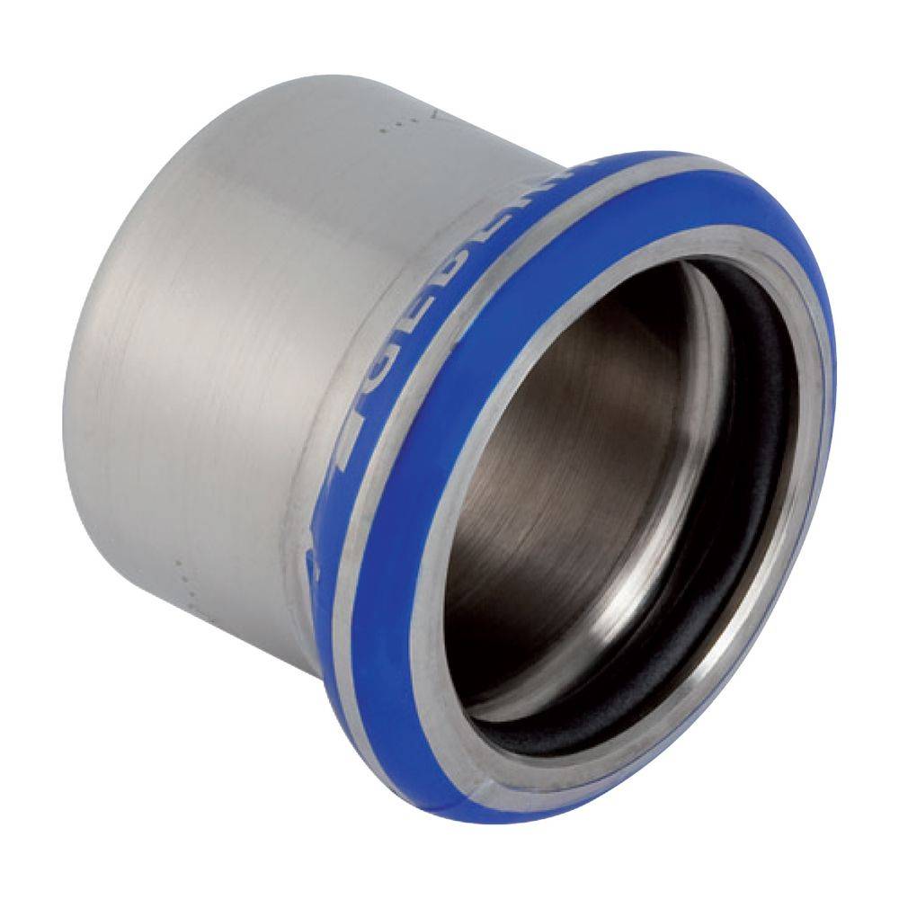 Geberit Edelstahl-Kappe Mapress, Ø88,9mm, Pressmuffe, CIIR-Dichtring, CrNiMo-Stahl, 1 Stk.