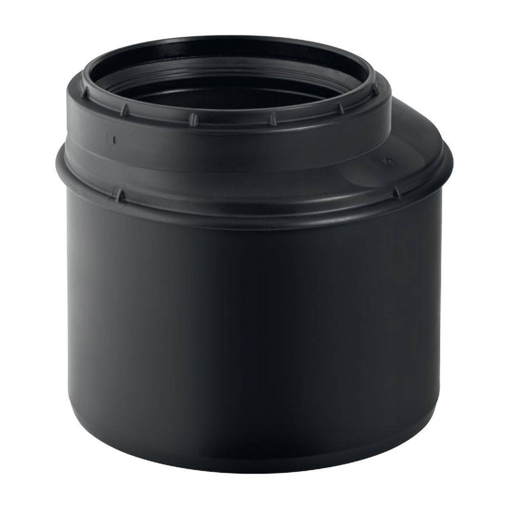 Geberit Silent-PP Reduktion d90/75mm, exzentrisch, kurz, 1 Stk.