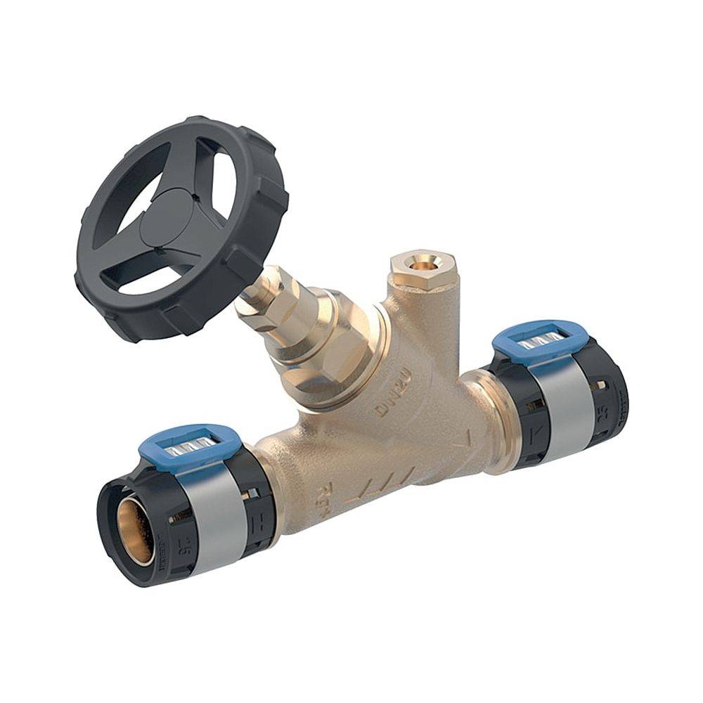 Geberit GE FlowFit, Schrägsitz Absperrventil, RG+, d32mm, 1 Stk.