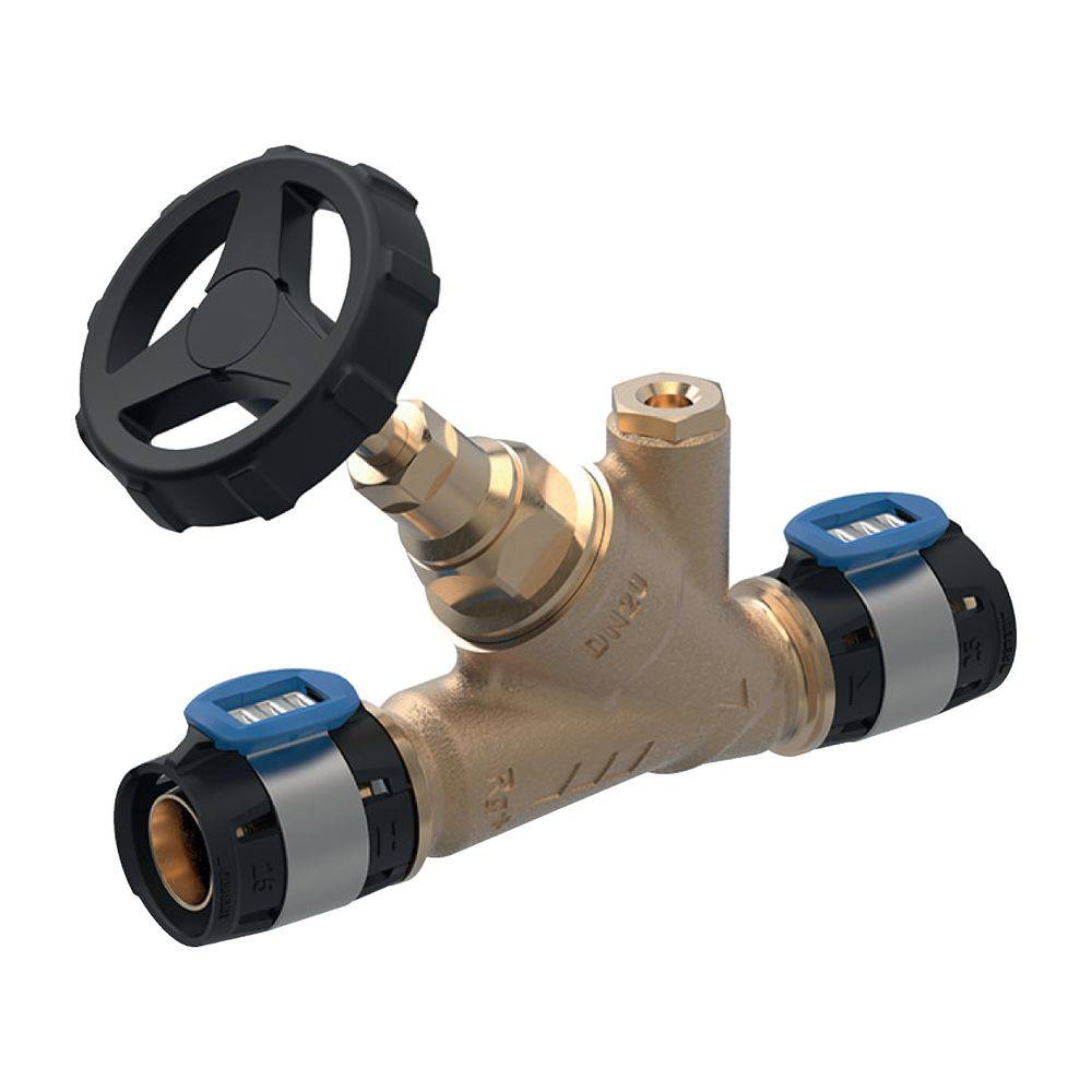 Geberit GE FlowFit, Schrägsitz Absperrventil, RG+, d32mm, 1 Stk.