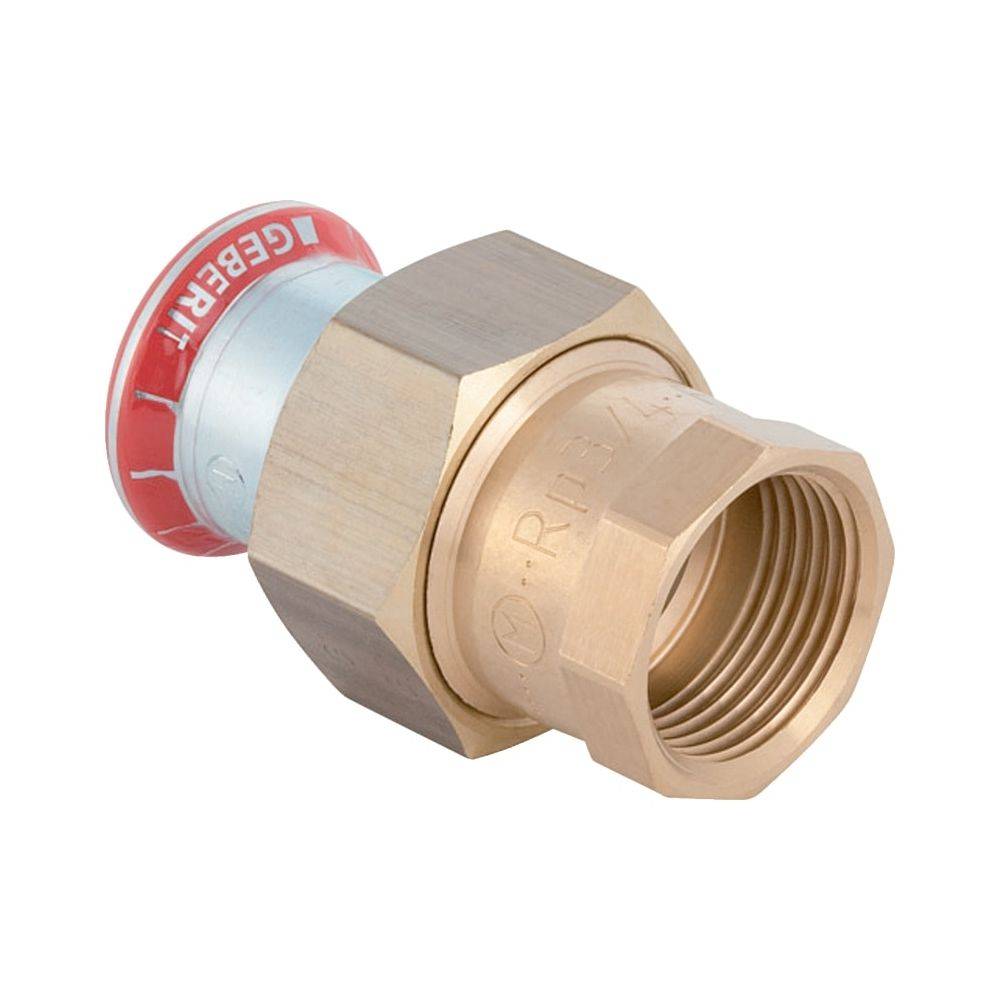 GEBERIT Üb.Verschraubung MAPRESS C-STAHL 25305 22xRp1, m.IG, flachdi., p.Stück