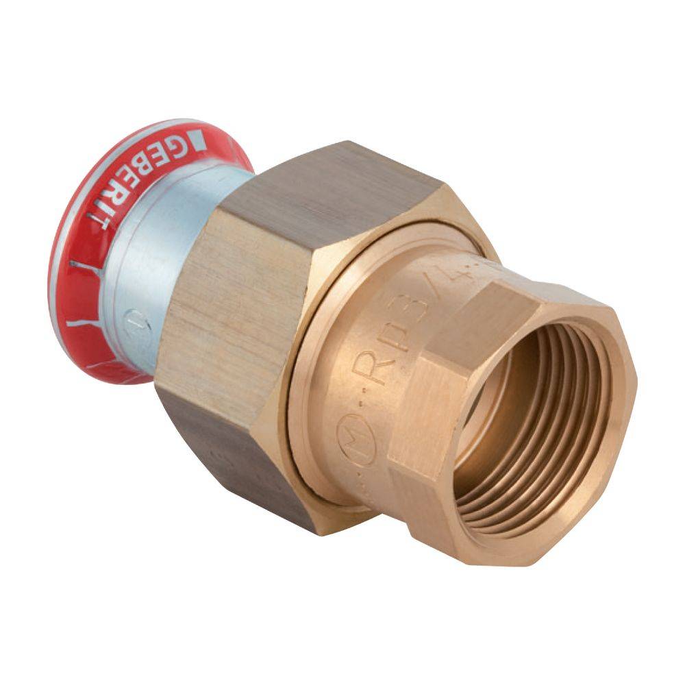 GEBERIT Üb.Verschraubung MAPRESS C-STAHL 25305 22xRp1, m.IG, flachdi., p.Stück