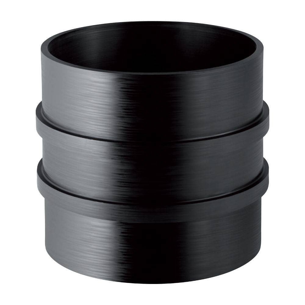 Geberit Doppelbundbüchse, DN 200, 191x213mm, PE-HD, Schwarz, 370751161