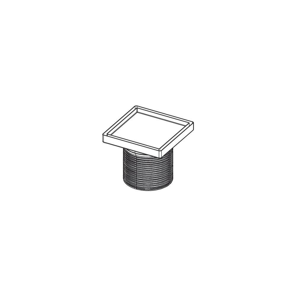 Tece drainpoint S Rostrahmen 150x150mm inklusive Fliesenmulde plate, Edelstahl
