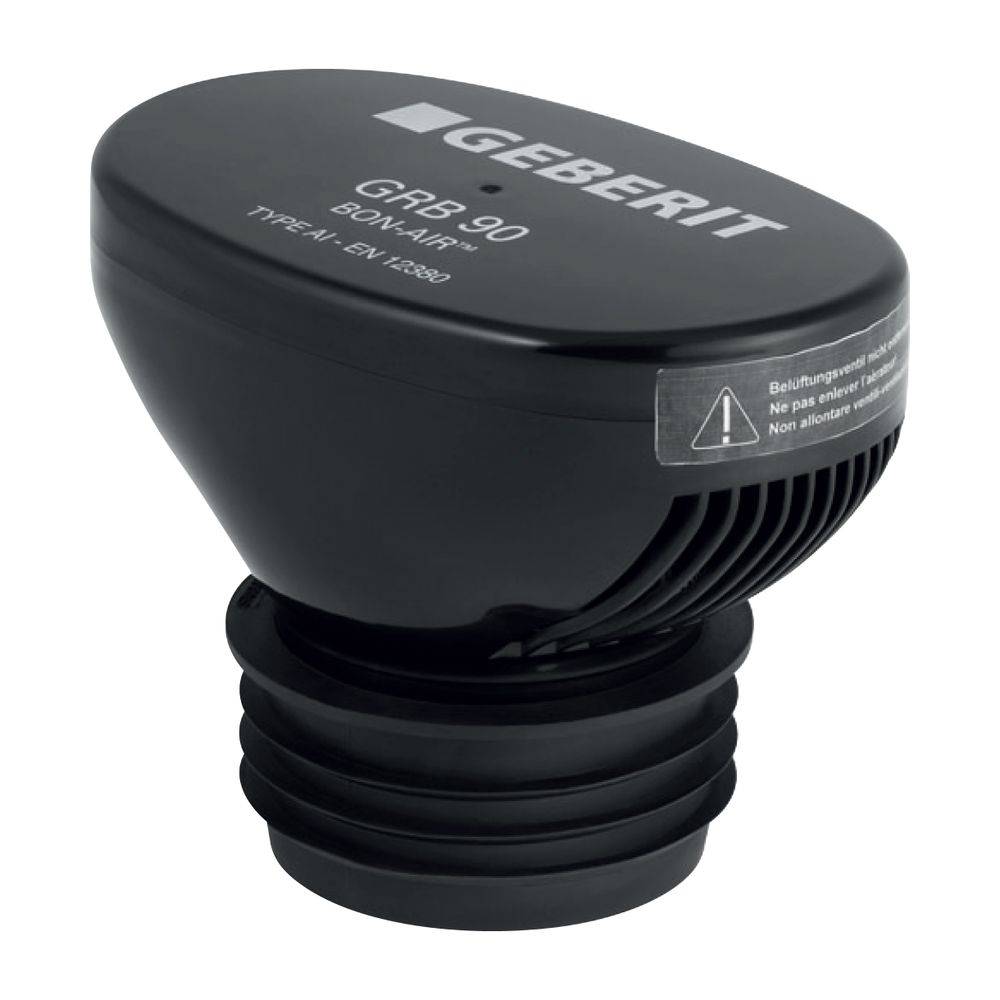 Geberit Belüftungsventil GRB90, für PE D 90mm, D1 103,5mm, ID 75mm, 310006001