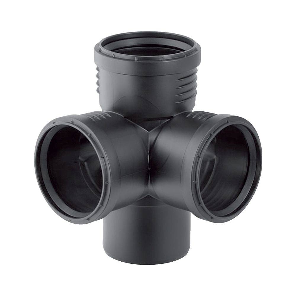 GEBERIT Geberit Eckabzweig DN 100/100/100 Silent-PP 87 Grad d110/110/110