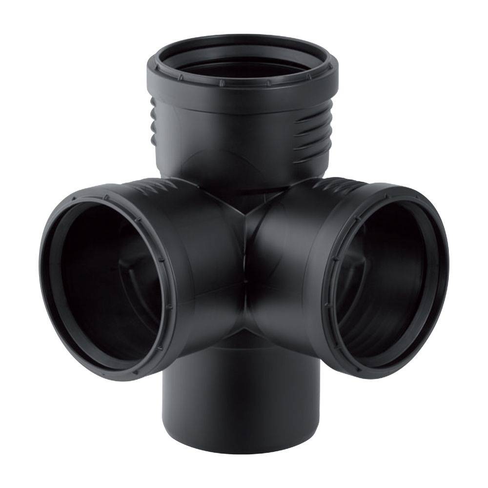 GEBERIT Geberit Eckabzweig DN 100/100/100 Silent-PP 87 Grad d110/110/110