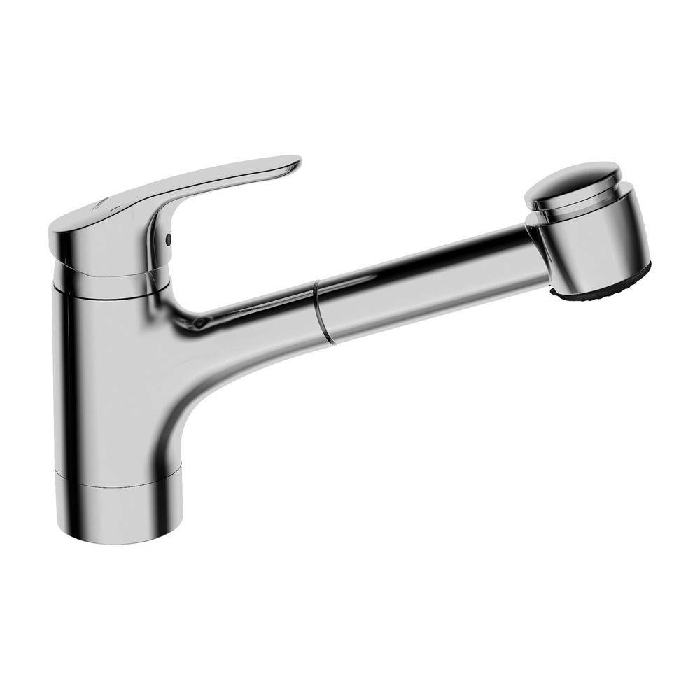 Hansa Mix Einhebel-Küchenarmatur, 2-strahlig Ausladung 235mm, DN 15, Chrom, 01382283