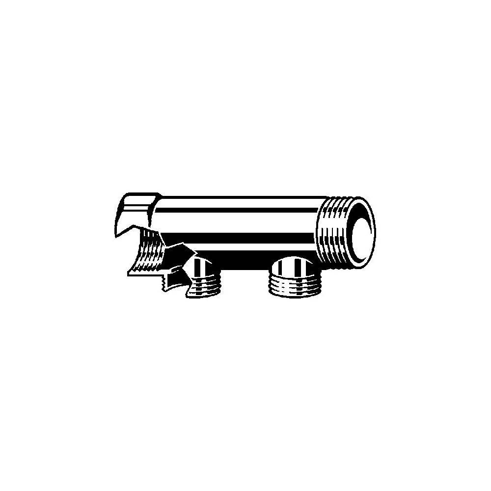VIEGA Verteiler VIEGA 1057, 110444 4 Anschluesse, 200mm f.Heizung
