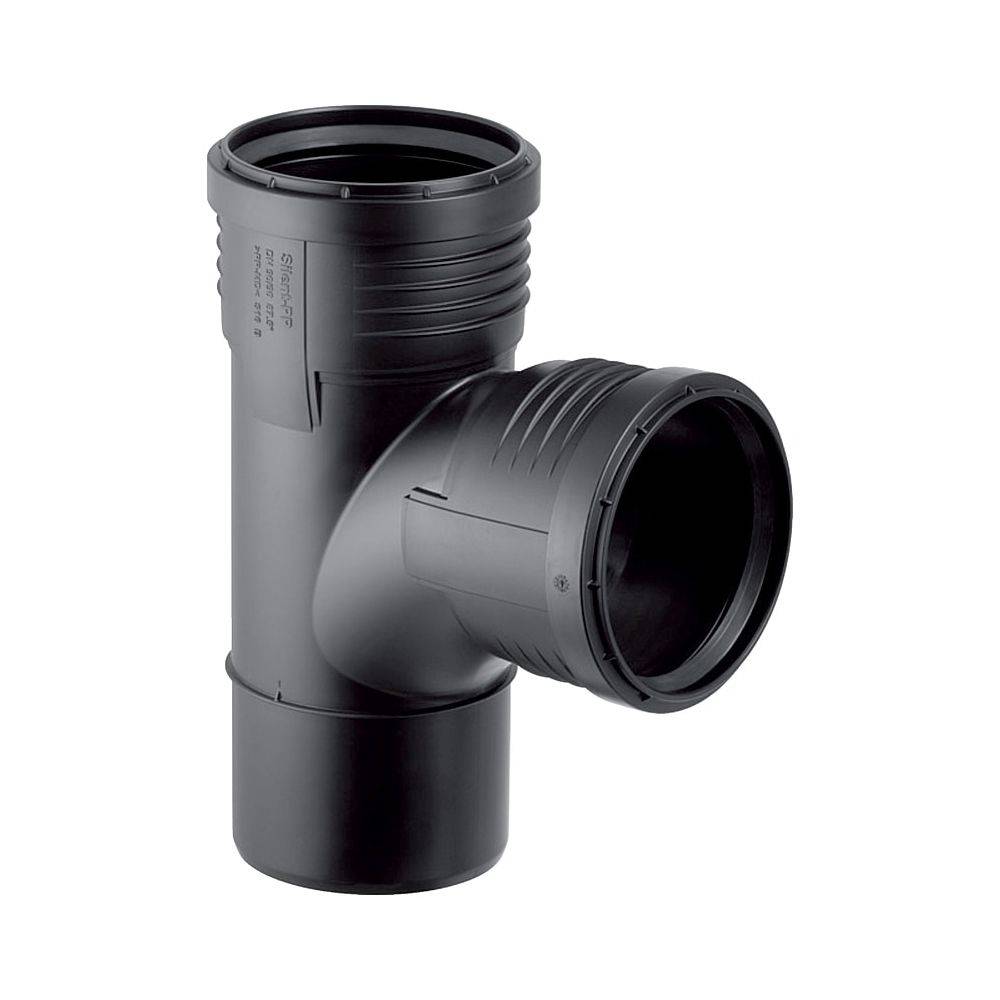 Geberit GE Silent-PP Abzweiger, 87,5°, d90/90 mm, 1 Stk.