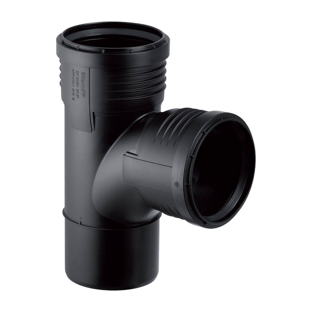 Geberit GE Silent-PP Abzweiger, 87,5°, d90/90 mm, 1 Stk.