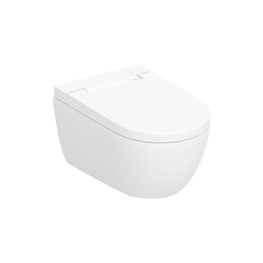 Geberit Dusch-WC AquaClean Alba, Wandhängend, Spülrandlos, KeraTect, 56,5x37,5x40,5cm, Weiß