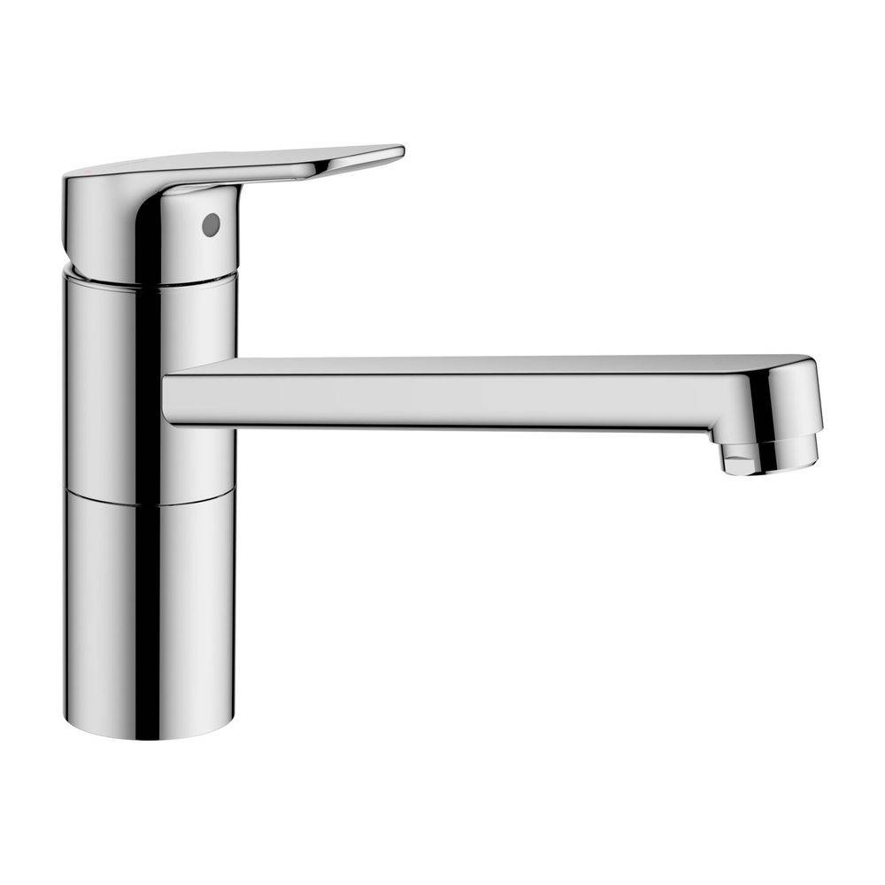 Hansa Basic Einhebelmischer Küchenarmatur, Ausladung 223mm, DN 15, Chrom, 55482203