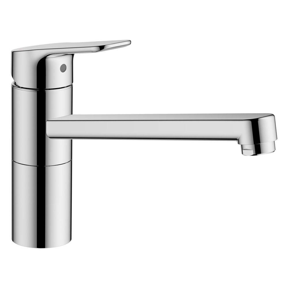 Hansa Basic Einhebelmischer Küchenarmatur, Ausladung 223mm, DN 15, Chrom, 55482203