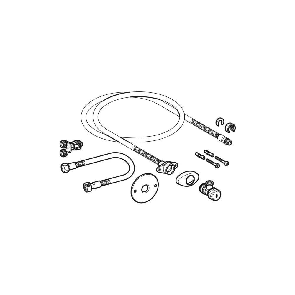Geberit Wasseranschlusset AquaClean für UP-Spülkästen 8/12cm