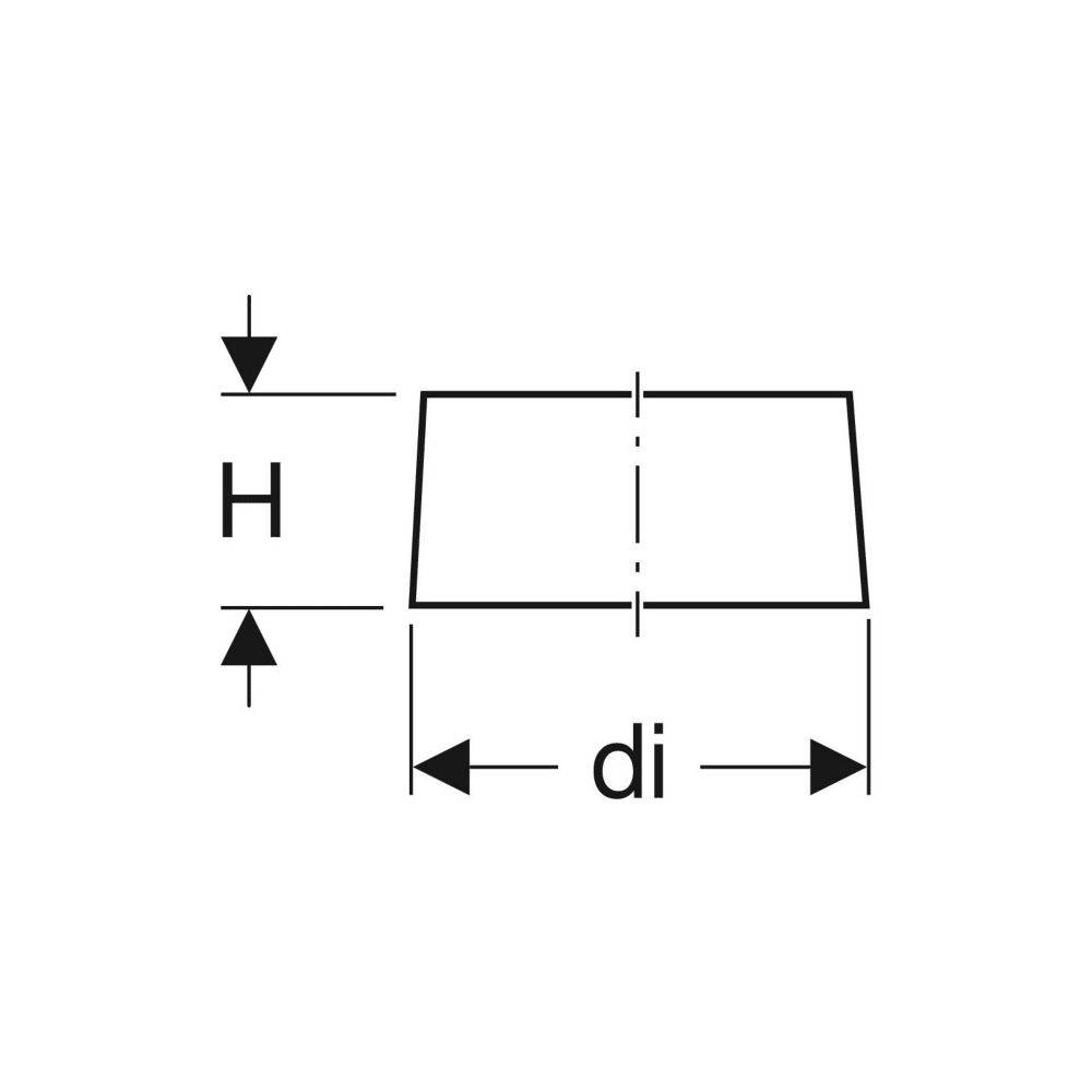Geberit Stützring PE, DN 150, 160mm, 147,6mm, CrNi-Stahl, 359464001