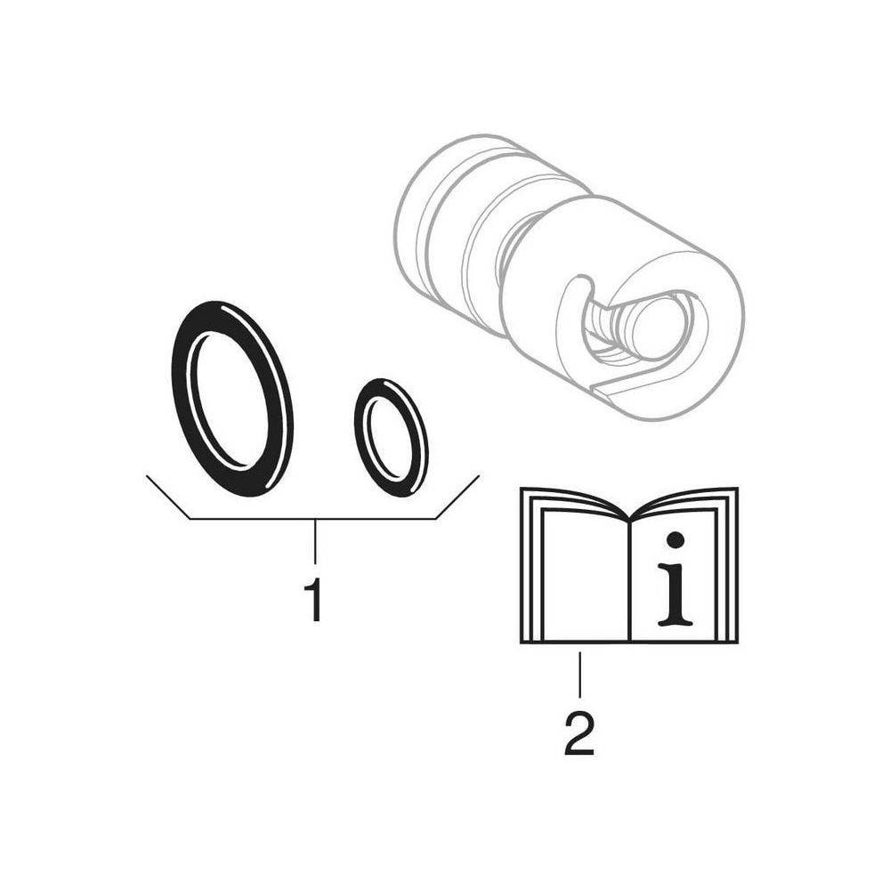 Geberit GE Mapress Abdrückstopfen, für Pressmuffe, d28mm, 1 Stk.